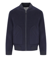 AMARÁNTO DARK BLUE BOMBER JACKET