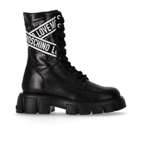 ANFIBIO NERO CON LOGO LOVE MOSCHINO