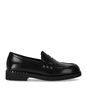 ASH WHISPER STUDS SCHWARZER LOAFER