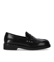 ASH WHISPER STUDS SCHWARZER LOAFER