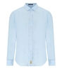 B-D BAGGIES BRAD LIGHT BLUE LINEN SHIRT