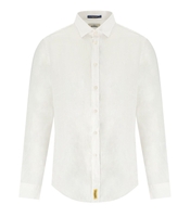 B-D BAGGIES BRAD WHITE LINEN SHIRT