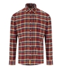 B-D BAGGIES BRADFORD CHECK ORANGE BEIGE SHIRT