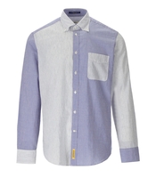 B-D BAGGIES BRADPAT WEISS BLAU HEMD