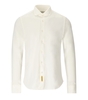 B-D BAGGIES MICHIGAN WHITE PIQUE SHIRT