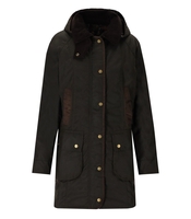 BARBOUR BOWER WAX OLIVGRÜN PARKA