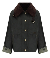 BARBOUR CATTON WAX SAGE GREEN JACKET