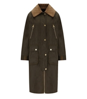 BARBOUR EBBERSTON GREEN LONG JACKET