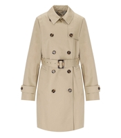 BARBOUR GRETA SHOWERPROOF BEIGE TRENCH COAT