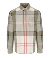 BARBOUR HARRIS TARTAN GLENMORE GLENMORE OLIVE SHIRT