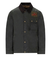 BARBOUR INTERNATIONAL WORKERS WAX SAGE GREEN JACKET
