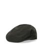BARBOUR OLIVE GREEN WAXED FLAT CAP
