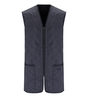 BARBOUR POLARQUILT NAVY BLUE VEST