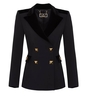 BLAZER DOPPIOPETTO NERO CON BORCHIE ELISABETTA FRANCHI
