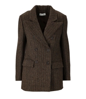 BLAZER DOPPIOPETTO SPIGATO MARRONE WEILI ZHENG
