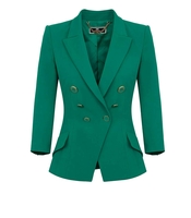 BLAZER DOPPIOPETTO VERDE SMERALDO ELISABETTA FRANCHI