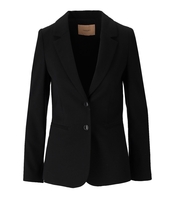 BLAZER MONOPETTO IN MISTO LANA NERO TWINSET