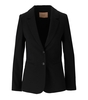 BLAZER MONOPETTO IN MISTO LANA NERO TWINSET