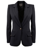 BLAZER MONOPETTO NERO ELISABETTA FRANCHI