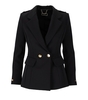 BLAZER NERO CON BOTTONI ORO ELISABETTA FRANCHI