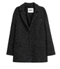BLAZER OVERSIZE BOUCLÉ CHAUD NERO ESSENTIEL ANTWERP