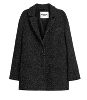BLAZER OVERSIZE BOUCLÉ CHAUD NERO ESSENTIEL ANTWERP