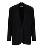 BLAZER OVERSIZE IN MAGLIA NERO TWINSET
