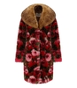 BLUGIRL ROSEN MANTEL AUS KUNSTPELZ