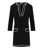 BLUGIRL SCHWARZES STRICKKLEID MIT STRASSSTEINEN