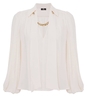 BLUSA CON CATENA BURRO ELISABETTA FRANCHI