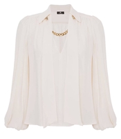 BLUSA CON CATENA BURRO ELISABETTA FRANCHI