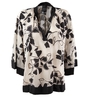 BLUSA FIORI ECRÙ NERO ACCESS FASHION