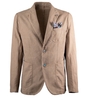 BOB DOMI BEIGE SINGLE-BREASTED JACKET