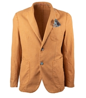 BOB DOMI ORANGE EINREIHIGE JACKE