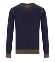BOB HARD BLUE CREWNECK SWEATER
