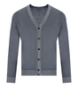 BOB MENDOZA STEEL GREY CARDIGAN