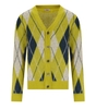 BOB TAYLOR ACID GREEN DIAMOND CARDIGAN