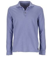 BOB TONIC LANGARM HELLBLAUES POLOSHIRT