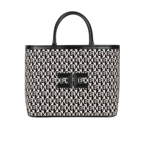 BORSA A MANO MONOGRAM NERA ELISABETTA FRANCHI