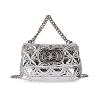 BORSA A MANO SHINY STEPHY ARGENTO LA CARRIE