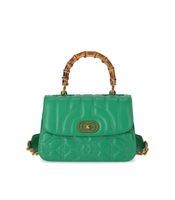 BORSA A MANO STITCH&SPUN LOLITA VERDE LA CARRIE