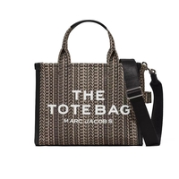 BORSA A MANO THE MONOGRAM MEDIUM TOTE BEIGE NERO MARC JACOBS