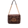 BORSA A SPALLA GISELLE MARRONE LA CARRIE