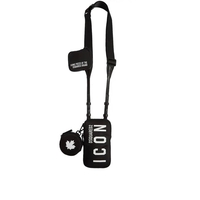 BORSA A TRACOLLA BE ICON NYLON NERO DSQUARED2