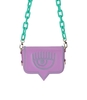 BORSA A TRACOLLA EYELIKE PICCOLA LILLA VERDE FERRAGNI