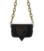 BORSA A TRACOLLA EYELIKE PICCOLA NERO ORO CHIARA FERRAGNI