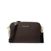 BORSA A TRACOLLA GINNY MARRONE NERO MICHAEL KORS