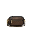 BORSA A TRACOLLA JET SET MONOGRAM NERA MARRONE MICHAEL KORS