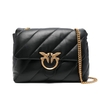 BORSA A TRACOLLA LOVE BIG PUFF MAXI QUILT NERA PINKO