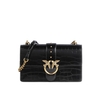 BORSA A TRACOLLA LOVE CLASSIC ICON PURE SHAPE NERA PINKO